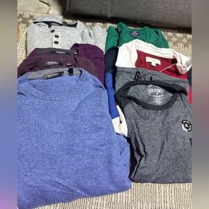 Saks Fifth Avenue Cashmere Sweater Lot in Purple, Gray, Blue